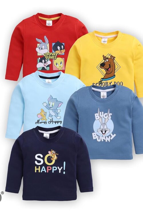 Boy’s Cartoon Regular Fit T-Shirt