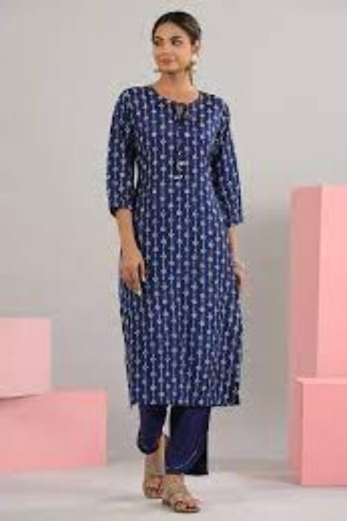 Printed Kurta & Straight Pant | Festive Ethnic Indian Traditional