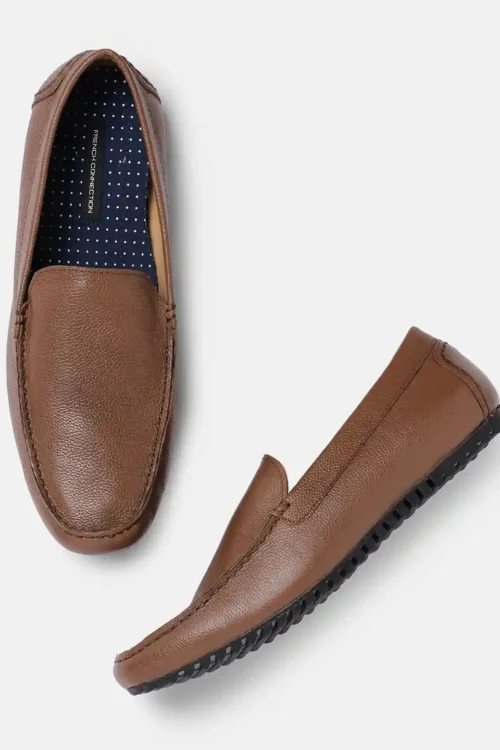 Loafer Shoes for Men – Brown & Black, Non-Lacing