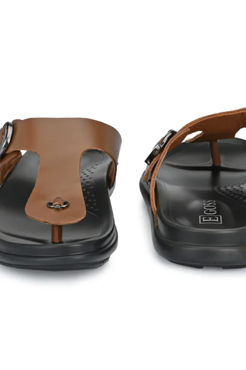 Black Brown Casual Formal Slipper For Men